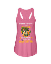 Load image into Gallery viewer, Dragon Ball Angel Daughter Black T-Shirt Ladies Flowy Tank