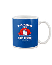 Load image into Gallery viewer, Wwii Veteran Gift For Veteran Dad Quote T-Shirt Mug