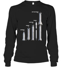 Load image into Gallery viewer, Into The Space Gift For Fans Black T-Shirt Unisex Long Sleeve