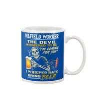 Load image into Gallery viewer, Oilfield Worker Beer Lover Gift Funny Tee Mug