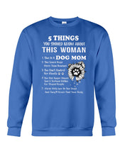 Load image into Gallery viewer, Dog Mom Gift For Dog Lovers Black Quote T-Shirt Sweatshirt