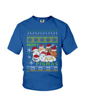 Load image into Gallery viewer, Cute Hamster Merry Christmas Gift For Hamster Lovers T-Shirt Youth Tee