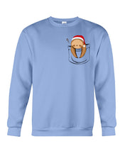 Load image into Gallery viewer, Pocket Slothmas Christmas Gift Funny T-Shirt Sweatshirt