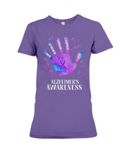 Load image into Gallery viewer, Alzheimers Awareness T-Shirt Ladies Tee