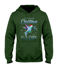 All I Want For Christmas Is A Cure Stop Diabetes Hoodie