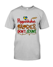 Load image into Gallery viewer, Pepparkakor Calories Don&#39;t Count Guys Tee