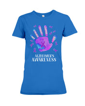 Load image into Gallery viewer, Alzheimers Awareness T-Shirt Ladies Tee