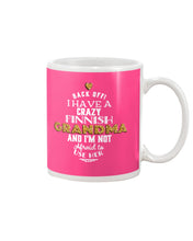 Load image into Gallery viewer, Finnish Crazy Grandma Gift For Grandma Family Mug