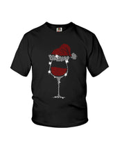 Load image into Gallery viewer, Christmas Gift For Wine Lovers Custom T-Shirt Youth Tee