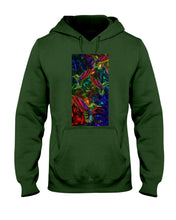 Load image into Gallery viewer, Hummingbird Cosmic Light Color Black T-Shirt Hoodie