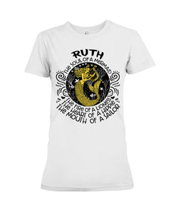 Ruth The Soul Of Mermaid Horoscope T-Shirt Ladies Tee