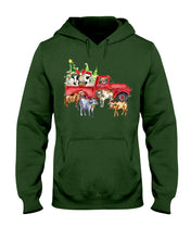 Load image into Gallery viewer, Merry Christmas In Town Cow Lovers Gift For Farmers Hoodie