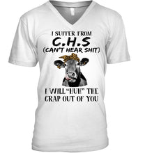 Load image into Gallery viewer, I Suffer From C.S.H Cows Lovers T-Shirt Guys V-Neck