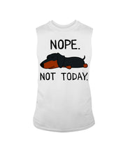 Load image into Gallery viewer, Nope Dachshund Not Today Unisex Long Sleeve