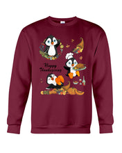 Load image into Gallery viewer, Penguin Happy Thanksgiving Gift For Kids Sweatshirt