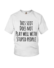 Load image into Gallery viewer, Funny T-Shirt For Scotland People Youth Tee
