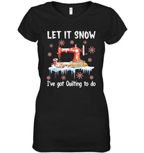 Load image into Gallery viewer, Christmas Gift For Quilting Lovers Ladies V-Neck
