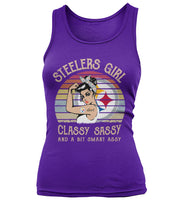 Load image into Gallery viewer, Steelers Girl Classy Sassy T-Shirt Unisex Tank Top