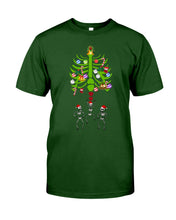 Load image into Gallery viewer, Merry Christmas Funny Dancing Skeleton Guys Tee