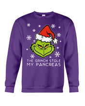 Load image into Gallery viewer, The Grinch Stole My Pancreas Sweatshirt