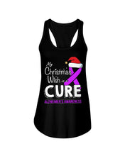 Load image into Gallery viewer, My Christmas Wish Is A Cure Ladies Flowy Tank