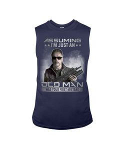 Arnold Schwarzenegger Terminator Old Man T-Shirt For Fans Unisex Long Sleeve