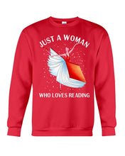 Load image into Gallery viewer, Just A Woman Loves Dancing And Reading Books Sweatshirt