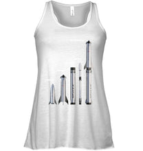 Load image into Gallery viewer, Into The Space Gift For Fans Black T-Shirt Ladies Flowy Tank