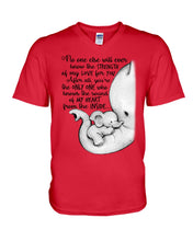 Load image into Gallery viewer, Elephant Cute Gift For Family Tee Guys V-Neck
