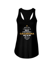 Load image into Gallery viewer, Finnish Crazy Grandma Gift For Grandma Family Ladies Flowy Tank