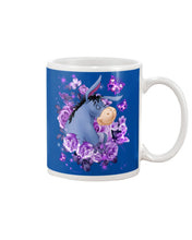 Load image into Gallery viewer, Donkey Loves Purple Flowers Custom T-Shirt Mug