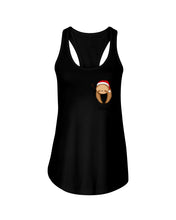 Load image into Gallery viewer, Pocket Slothmas Christmas Gift Funny T-Shirt Ladies Flowy Tank