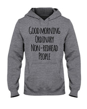 Load image into Gallery viewer, Redhead Good Morning White Mug Hoodie