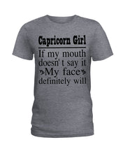 Load image into Gallery viewer, Zodiac- Capricorn Girl If My Month Doesn't Say Ladies Tee