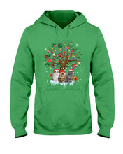 Load image into Gallery viewer, Christmas Tree Cat Lovers Cute Funny T-Shirt Hoodie