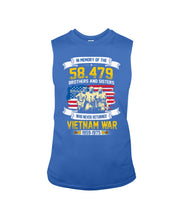Load image into Gallery viewer, Vietnam Veteran 58.479 Vietnam War T-Shirt Unisex Long Sleeve