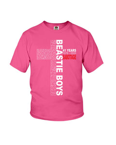 41 Years Sabotage Beastie Boys Black T-Shirt Youth Tee