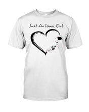Load image into Gallery viewer, Just An Iowa Girl Guys Tee