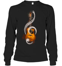 Load image into Gallery viewer, Guitar Note Unisex Long Sleeve