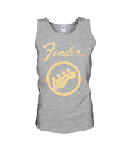 Load image into Gallery viewer, Guitar Lovers Fender Black T-Shirt Unisex Tank Top
