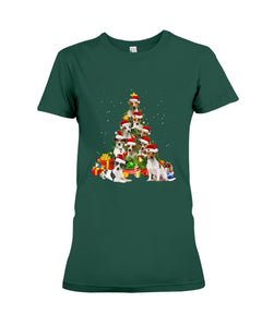 Jack Russell Christmas Gift For Christmas T-Shirt Ladies Tee