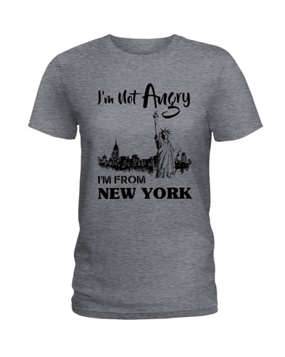 New York Man Gift T-Shirt Ladies Tee