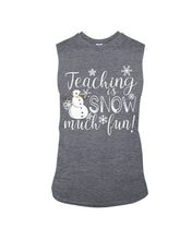 Load image into Gallery viewer, Teaching Is Snow Much Fun Christmas Snowman Gift For Family Unisex Long Sleeve