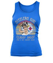 Load image into Gallery viewer, Steelers Girl Classy Sassy T-Shirt Unisex Tank Top