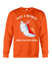 Load image into Gallery viewer, Just A Woman Loves Dancing And Reading Books Sweatshirt