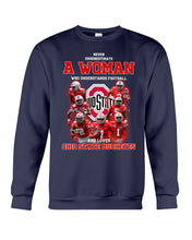Load image into Gallery viewer, Woman Loves Ohio States Buckeyes American Football Ncaa 2019 T-Shirt Sweatshirt