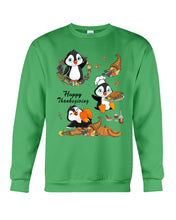 Load image into Gallery viewer, Penguin Happy Thanksgiving Gift For Kids Sweatshirt