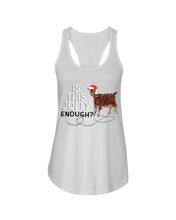 Load image into Gallery viewer, Jolly Cat Christmas Gift For Cat Lovers Ladies Flowy Tank