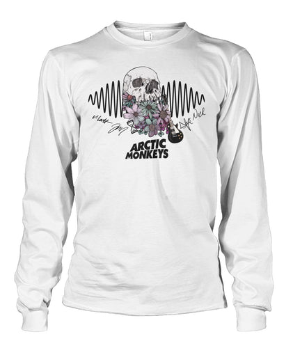 Arctic Monkeys Skull For Fans Unisex Long Sleeve