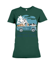 Load image into Gallery viewer, Country Road Golden Retriever Ladies Tee